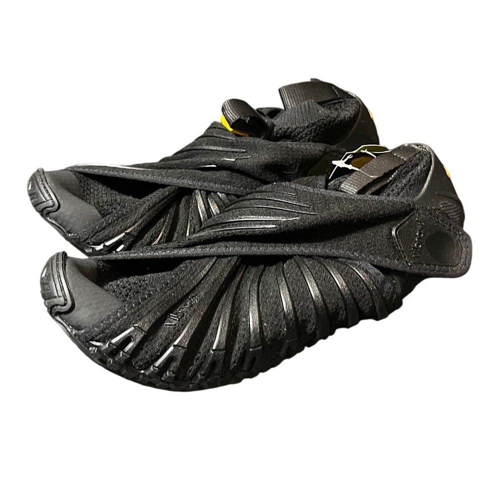 Vibram Furoshiki Wrapping Sole Shoes Womens 8 Black Minimalist Barefoot Sneaker